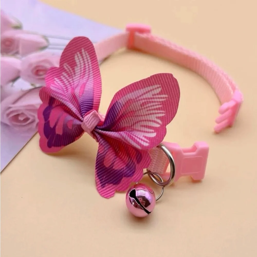 Cat leash, flower cat leash collar, pet supplies